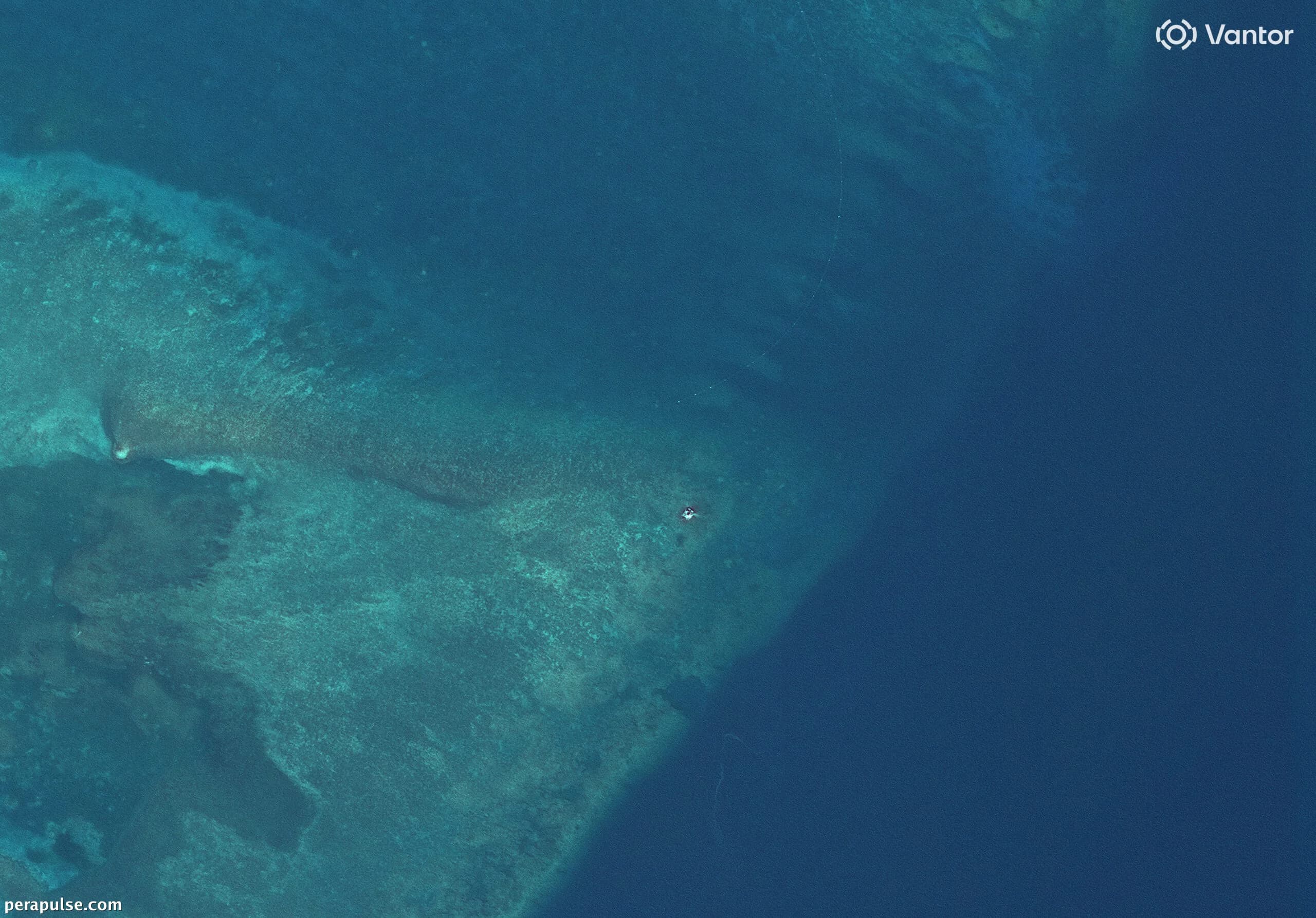 Satellite Images Reveal Temporary Structure at Scarborough Shoal