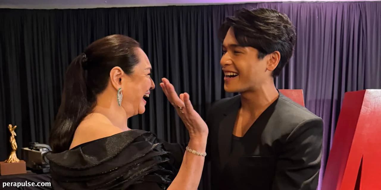 Nakilala ni Vince Maristela si Charo Santos matapos ang viral na 'It's Showtime' na sandali
